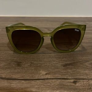 Quay Australia NOOSA Green Cat Eye Sunglasses